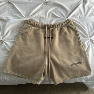 Fear of god essentials “oatmeal” shorts